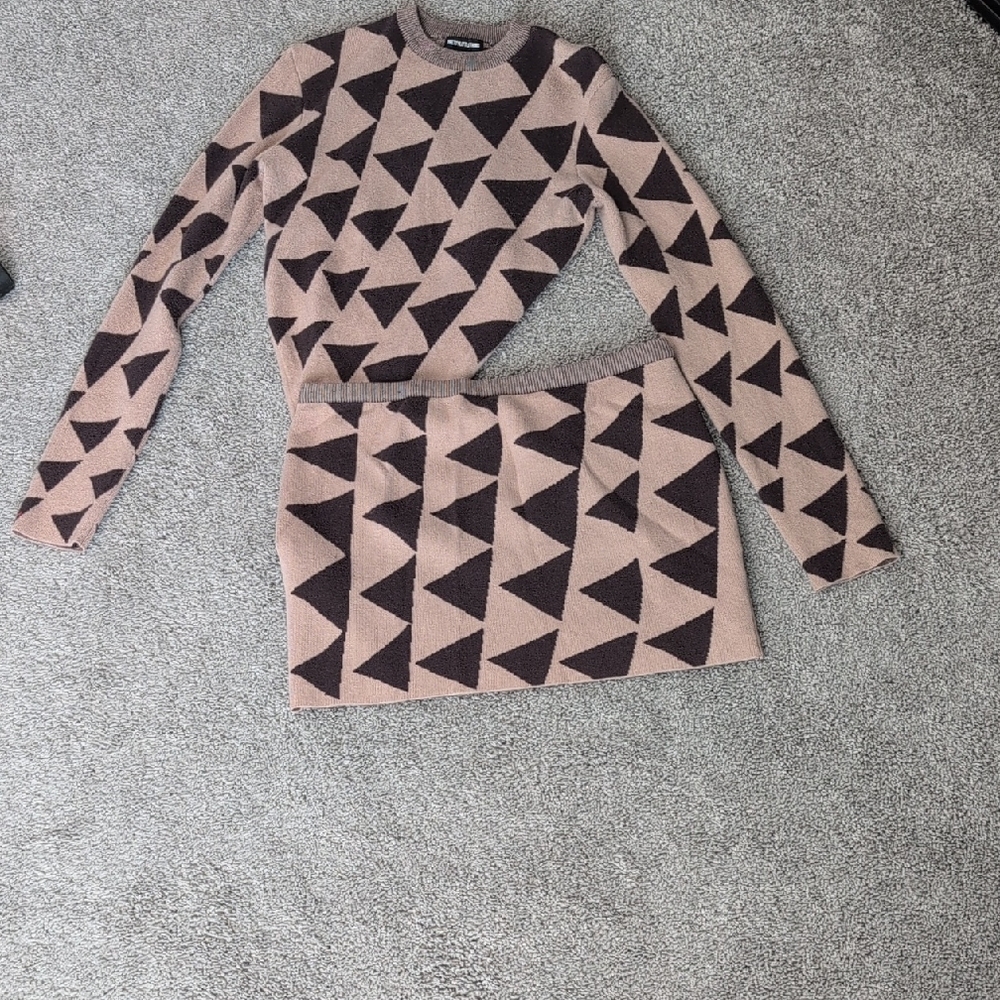 PrettyLittleThing Brown Knitwear